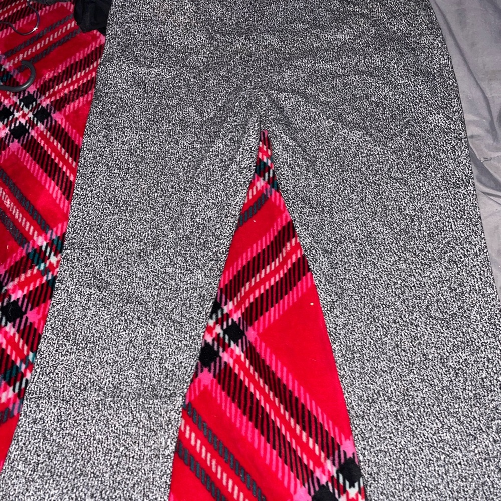 DKNY Gray and Red Kids Joggers